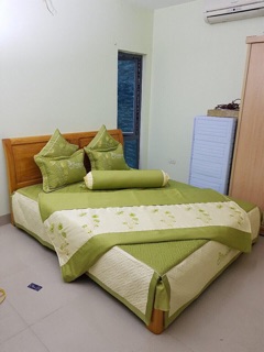 bộ ga chăn xoa satin
