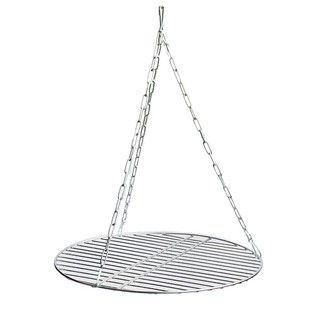 [KÈM ẢNH THẬT] Vỉ nướng treo tròn inox 304 dành cho tiệc ngoài trời, dã ngoại, du lịch - 30 cm - 40 cm