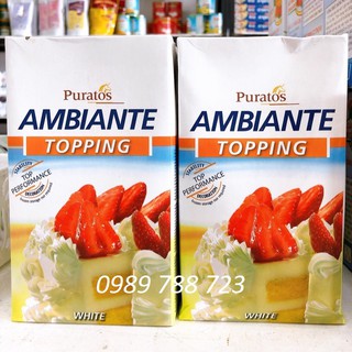 Kem béo Ambiante hộp 1 Lít