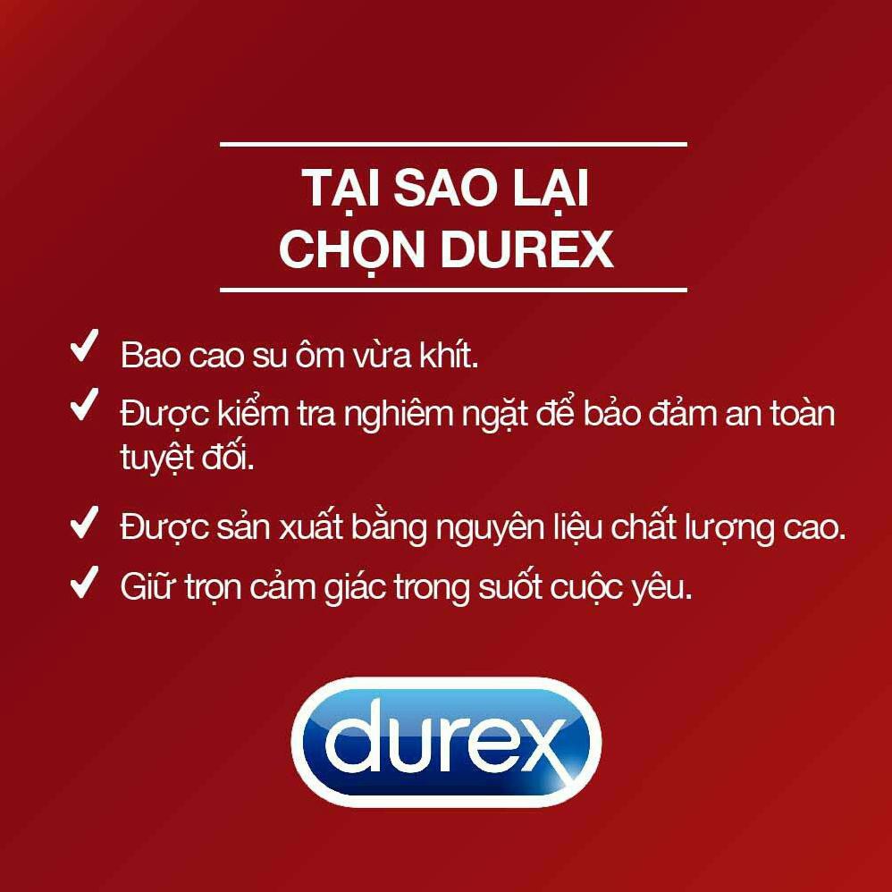 [Combo 5 hộp] Bao cao su GÂN GAI Durex Pleasuremax +TẶNG 1 Gel KY | Bcs Có Gai Nổi &amp; Các Gần Chạy Dọc Thân, Size 52mm.