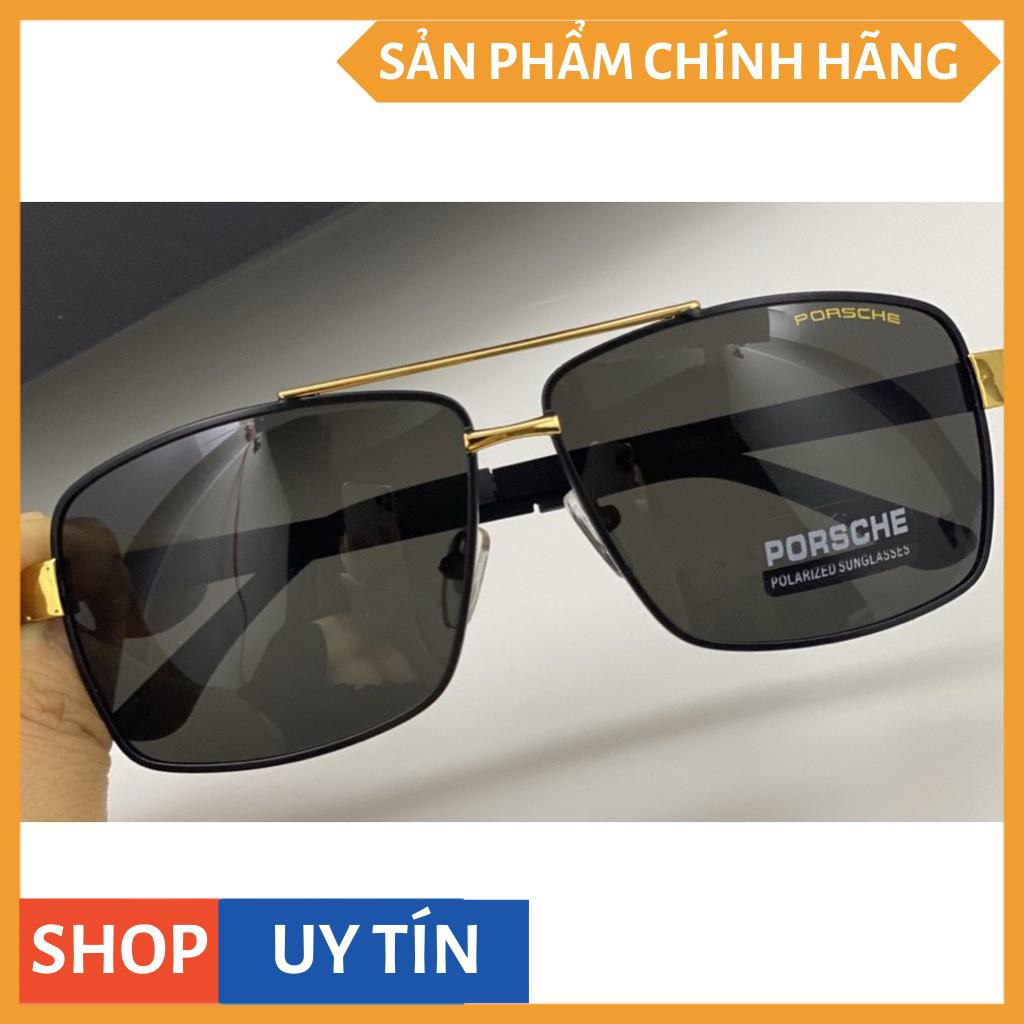 ❌POSHOP❌KÍNH MÁT NAM VUÔNG TRÒNG POLAROID CAO CẤP P8712 + TẶNG KÍNH ĐI ĐÊM HOT TREND