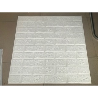 XỐP DÁN TƯỜNG 3D GIẢ GẠCH MÀU TRẮNG