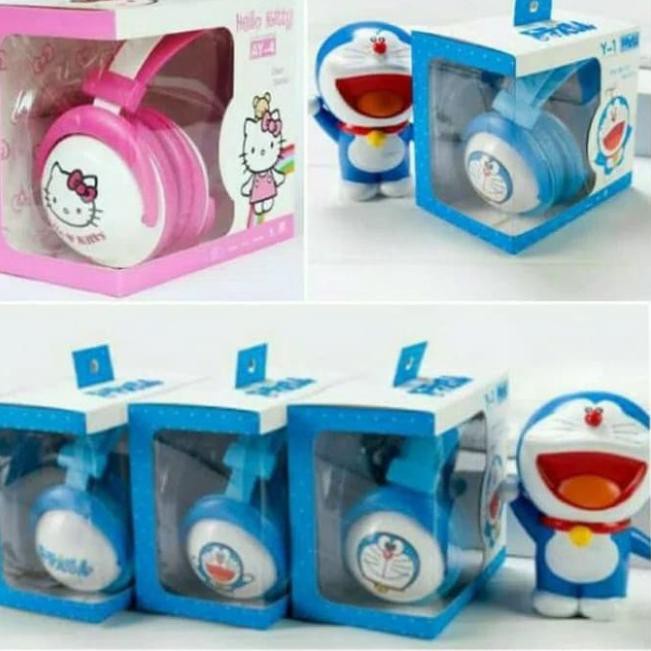 Tai Nghe Nhét Tai Hình Doraemon Dễ Thương Cho Bé