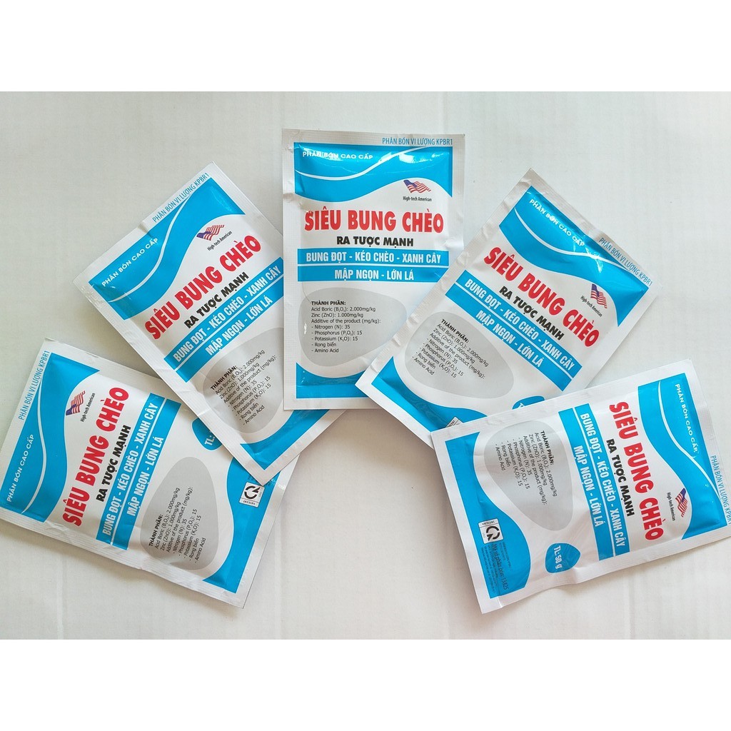 Phân bón vi lượng cao cấp Siêu Bung Chèo - 50g