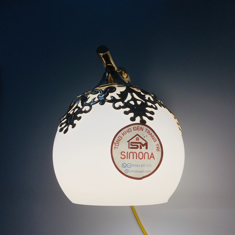 Đèn treo tường phòng ngủ DGT 8809 + tặng kèm bóng led 5w as vàng