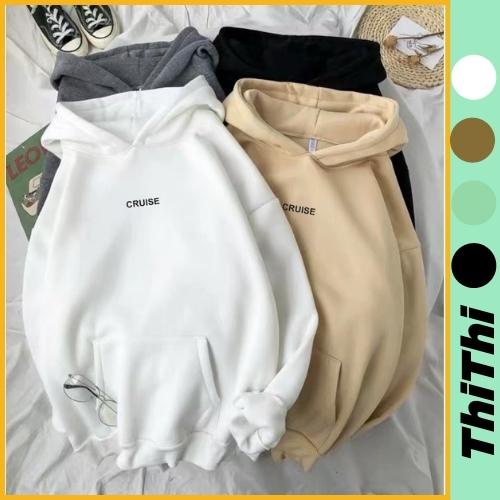 Áo khoác nỉ hoodie quảng châu Cruise ThiThi dáng unisex nam nữ