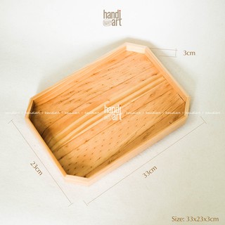 Khay phục vụ, Khay gỗ hình bát giác