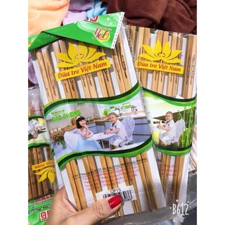 Đũa tre Cao Phong có hoa văn khắc chìm,hàng việt nam chất lượng cao