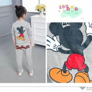 Combo 4 bộ nỉ Mickey