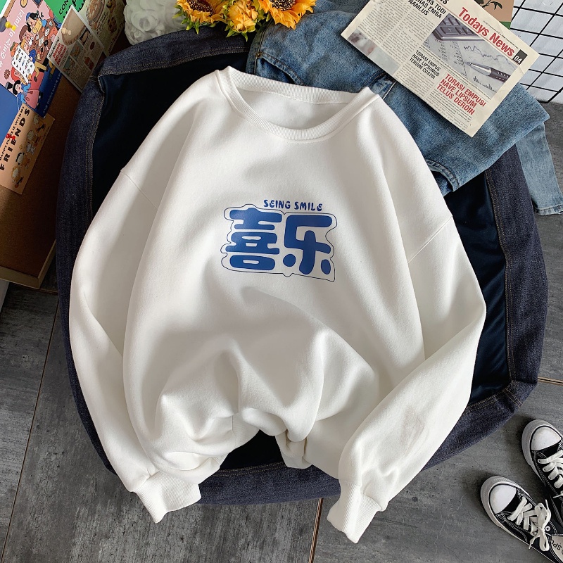 Áo thun IFNICEFUTURE dáng rộng cổ tròn in họa tiết cá tính cho nam