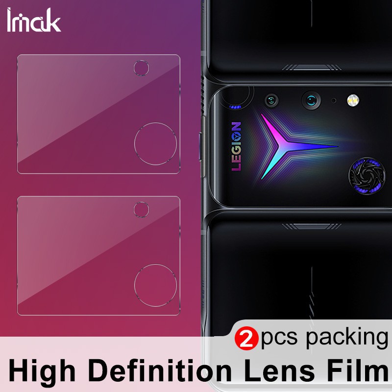Original Imak Lenovo Legion 2 Pro Camera Lens Film IMAK High Definition Clear Abrasion Resistant Glass Camera Lens Film