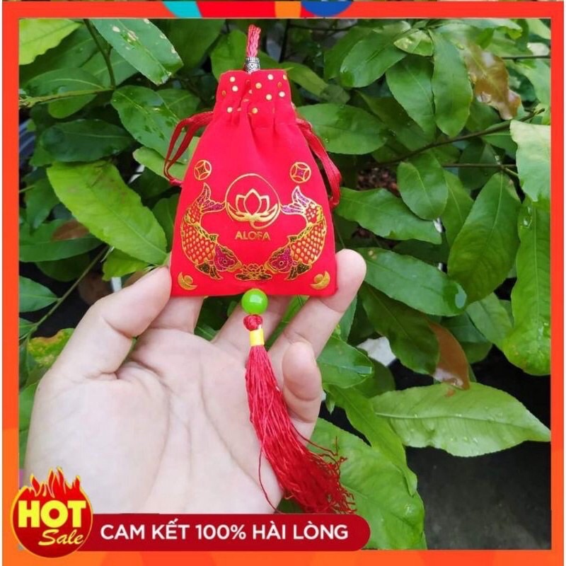 Túi Gấm Đỏ May Mắn Alofa