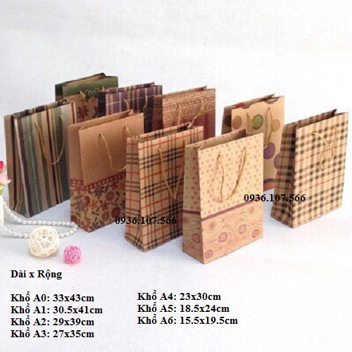 1 Cái Túi giấy cao cấp - Đủ Size A0-A1-A2-A3-A4-A5-A6 (soncoi88x)