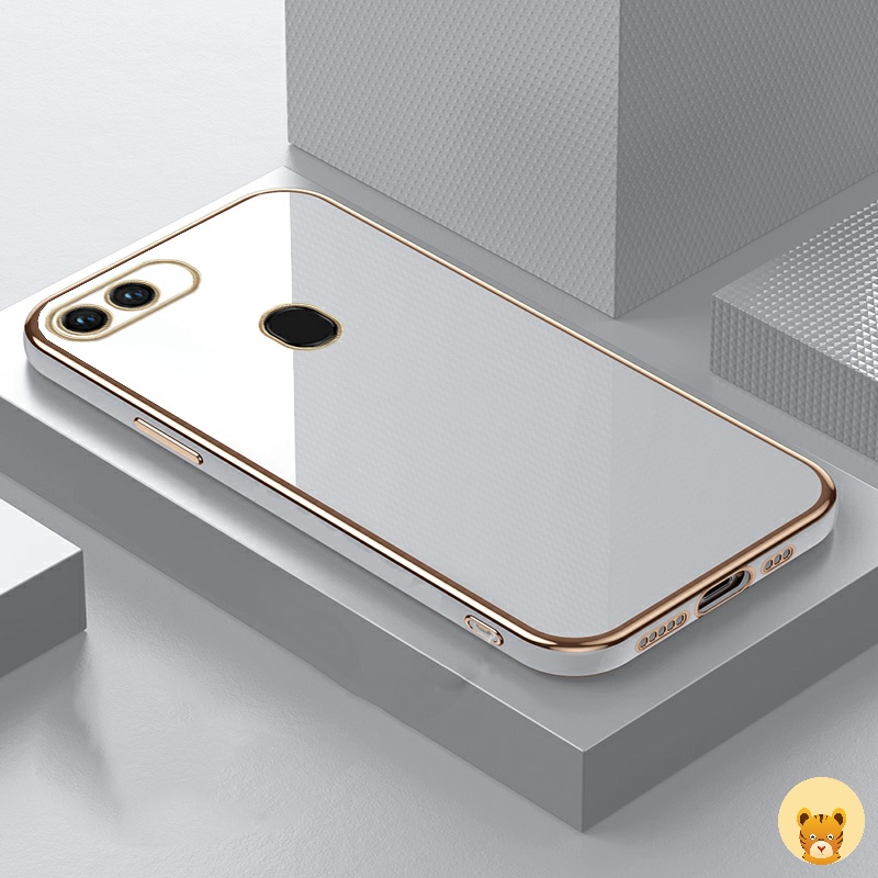 Ốp Điện Thoại Mạ Điện 7 Màu Sang Trọng Đơn Giản Dành Cho Oppo A12 F9 Pro A5S