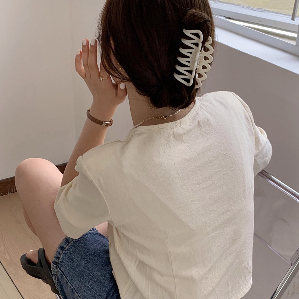 Kẹp Tóc Kẹp Càng Cua LIN Phong Cách Hàn Quốc