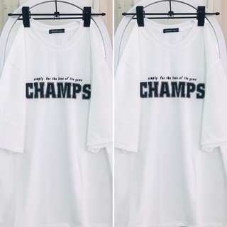 Áo thun in logo champs