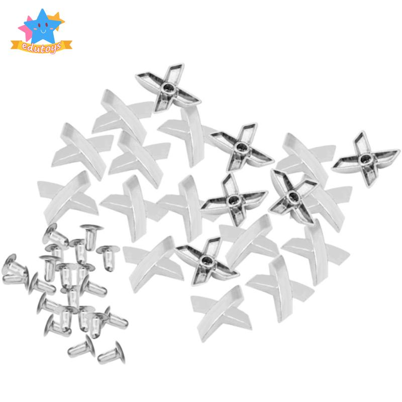 Set 20 Đinh Tán Hình Chữ X Dùng Để Trang Trí Quần Áo