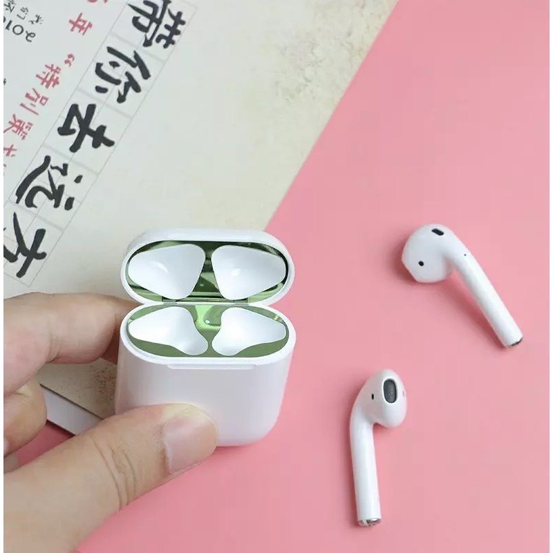 Dán chống bẩn airpod 1/2 (sạc dây và sạc không dây)