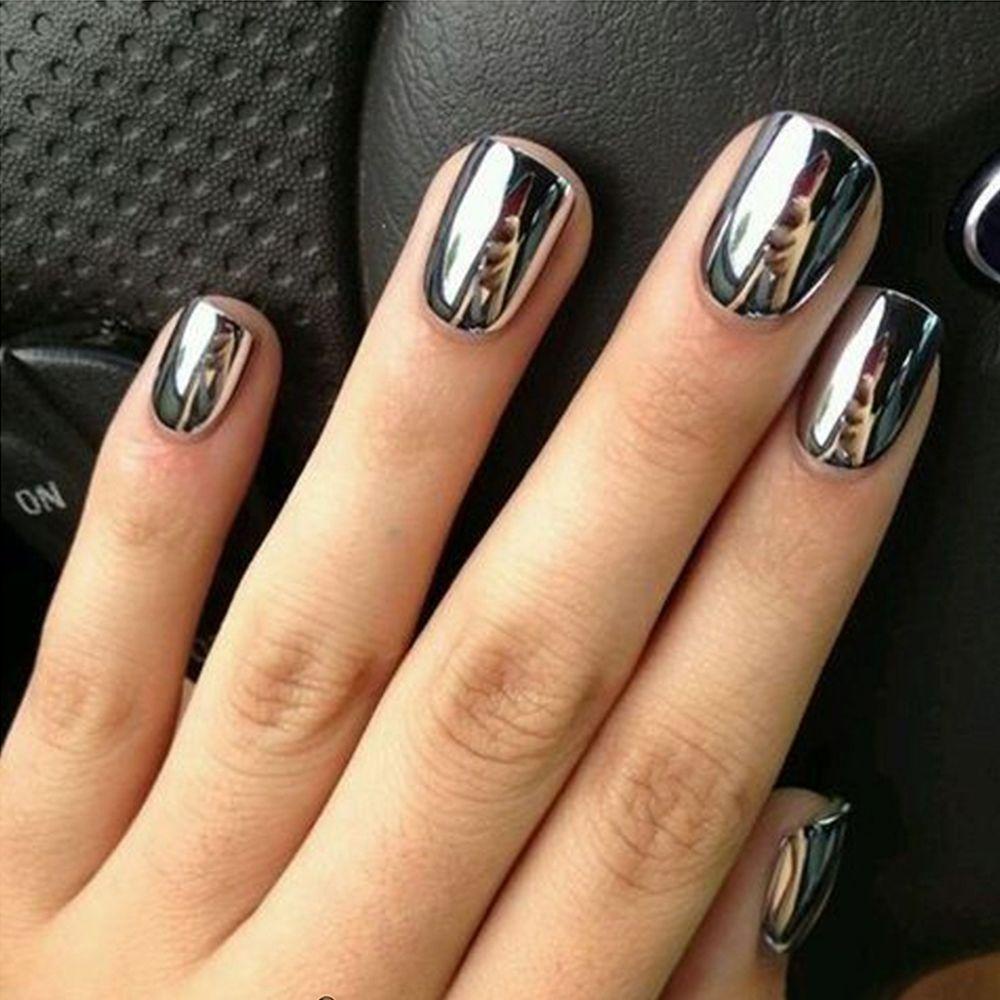 Sơn Móng Tay Tráng Gương Ánh Kim Lấp Lánh Thời Trang