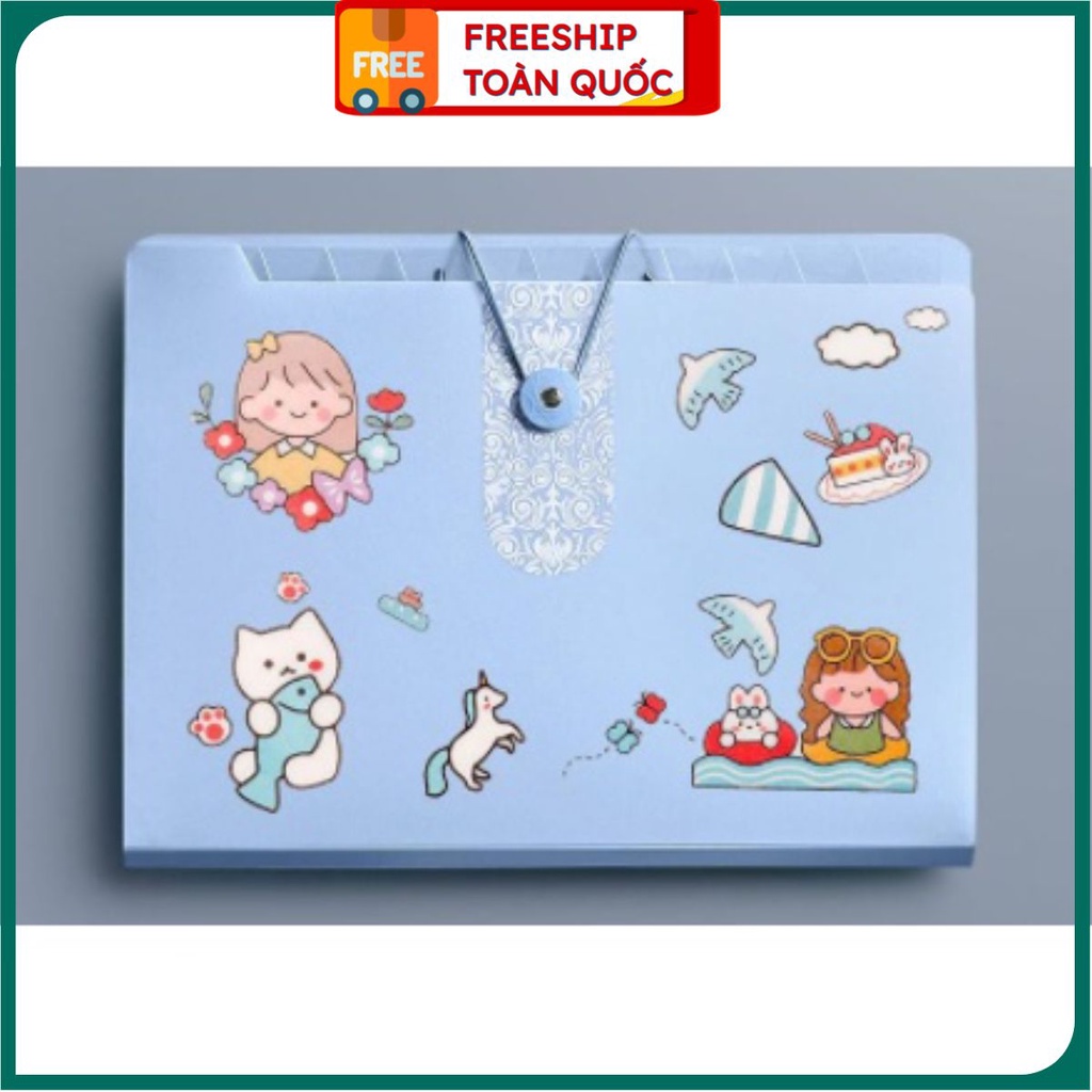 PVN33379 Túi đựng tài liệu khổ A4 thiết kế nhiều ngăn sức chứa lớn sử dụng tiện lợi T2 .