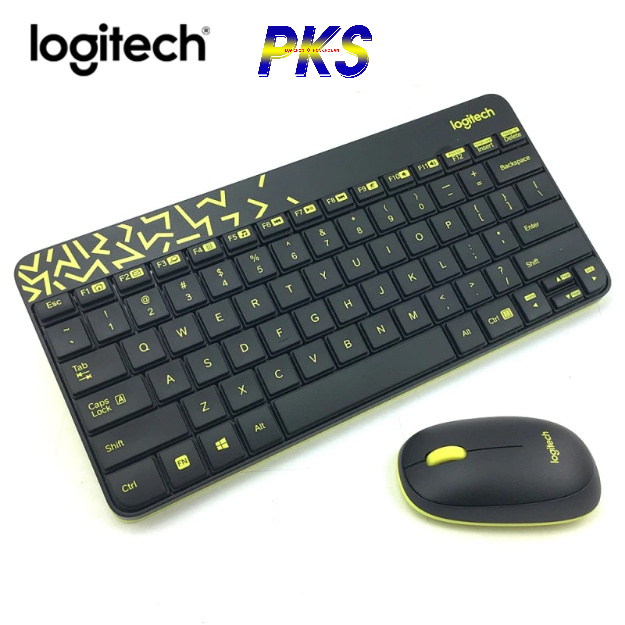 Bộ Bàn Phím Chuột Chơi Game Máy Tính Xách Tay Gamer Không Thấm Nước Logitech MK240 Nano