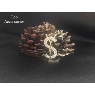 Pin cài áo YSL gắn đá