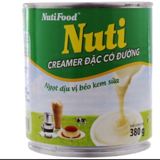 Sữa đặc có đường Nuti xanh 380g