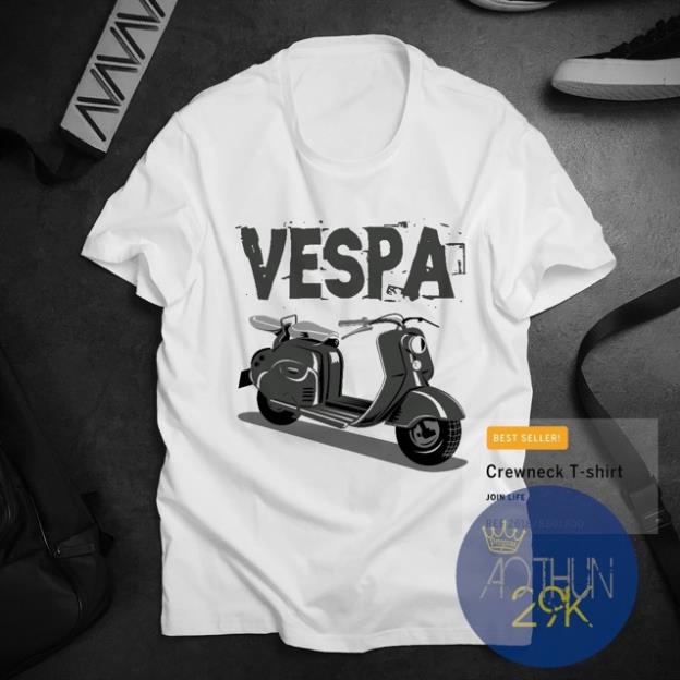 ALBUM 547 - ÁO THUN UNISEX VESPA NHIỀU MÀU