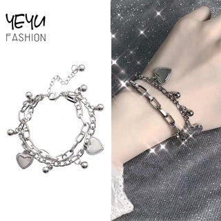 Vòng Đeo Tay Đôi Khắc Chữ Love Thời Trang