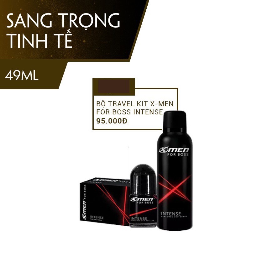 X-Men For Boss - Bộ Travel Kit X-men For Boss Intense