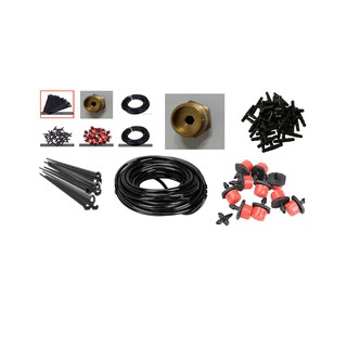 bộ tưới nhỏ giọt (đầu tưới 8 tia đỏ hoặc trắng trong