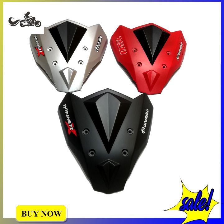 Ốp đầu xe Winner X mẫu kim cương cục ngầu