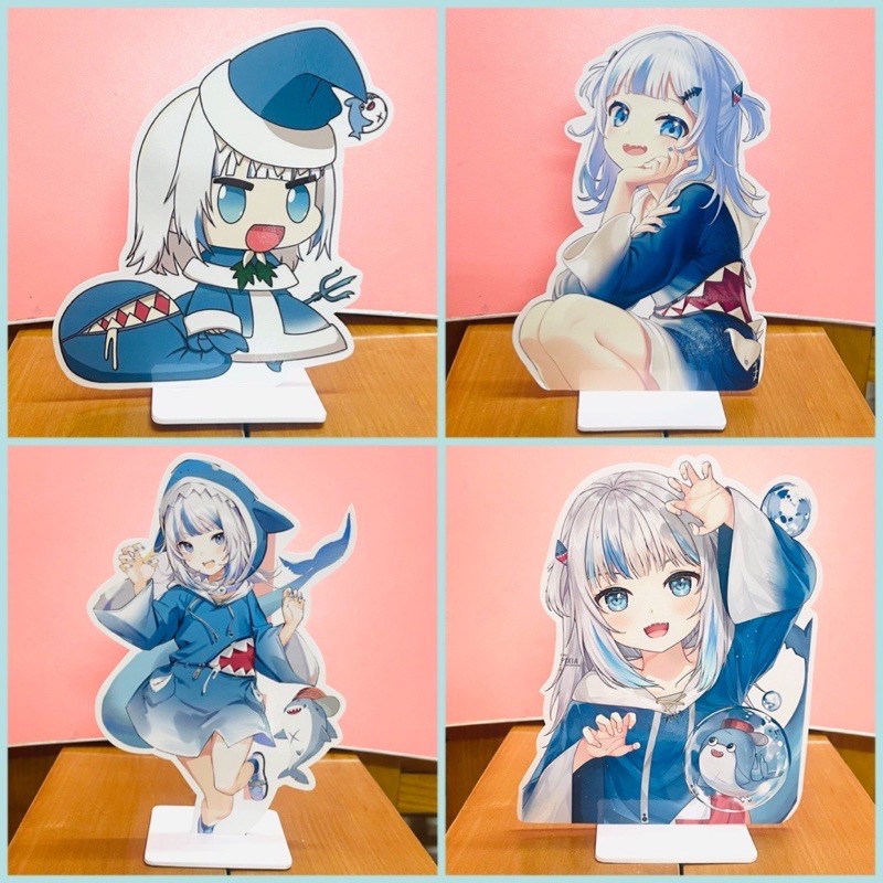 mô hình để bàn vtuber gawr gura hololive/standee tượng gawr gura