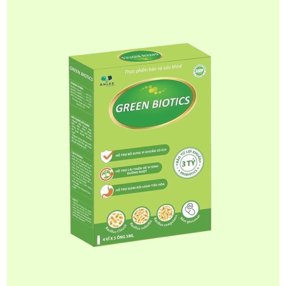 GREEN BIOTICS - MEN VI SINH BÀO TỬ LỢI KHUẨN