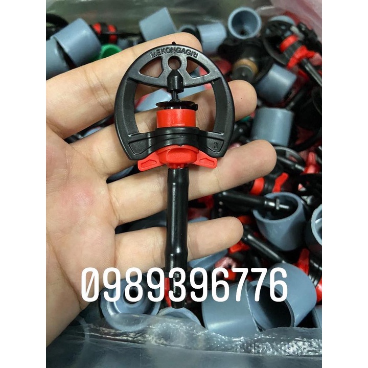 Bộ béc tưới phun mưa MK88 - bít PVC 27mm - Lưu lượng 120l/h - 1 bộ