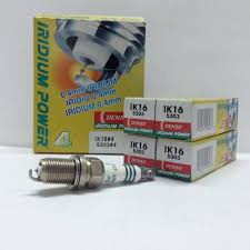 Bugi Denso Iridium IK16 Tiết Kiệm Nhiên Liệu Tăng Cường Độ Đánh Lửa Độ Bền - Giác 16 Chân Ngắn Ren 14 (Bugi Bạch Kim)