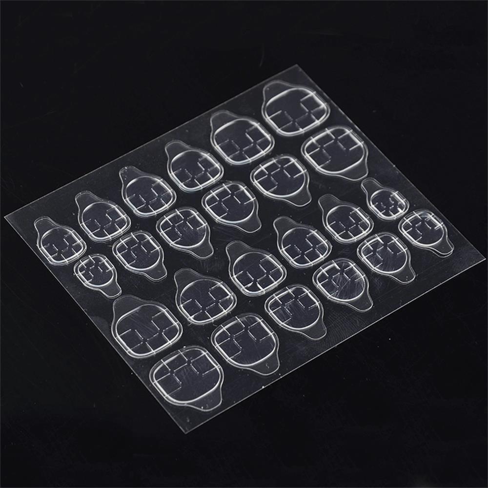 Set 5/ 10 tấm miếng dán móng tay giả dạng thạch trong suốt