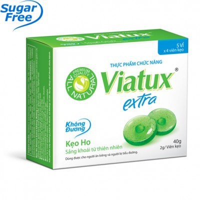 Viên Ngậm Ho Thảo Mộc Viatux Extra 20 Viên