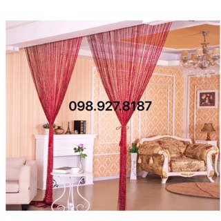 Rèm sợi trang trí kt ~3x3m