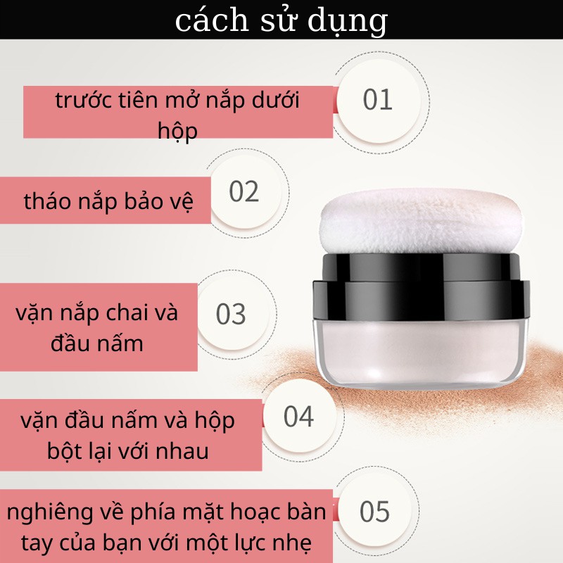 [NOW SHIP 2H] Phấn má hồng QIAOYAN dạng bột sẵn mút | BigBuy360 - bigbuy360.vn