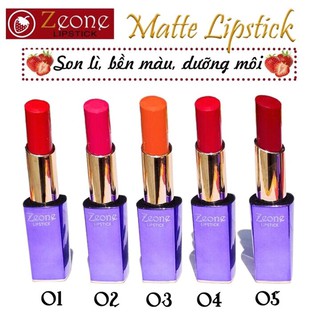 Son Môi Zeone trái cây nhiệt đới bám màu lâu, dưỡng môi mềm