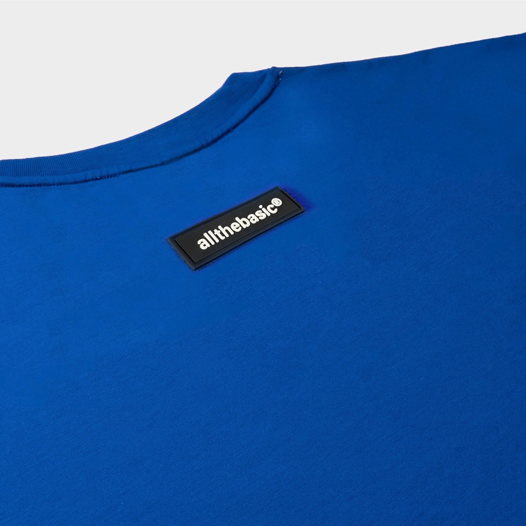 Áo thun form rộng local brand All The Basic - Brushing Tee - Xanh Dương