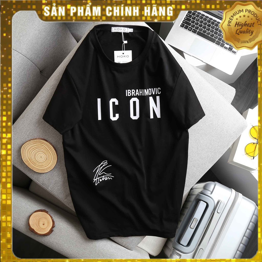 Ao thun nam dep,ao phông nữ,áo thun nam cao cấp,áo thun polo icon chữ ký Ibrahimovic