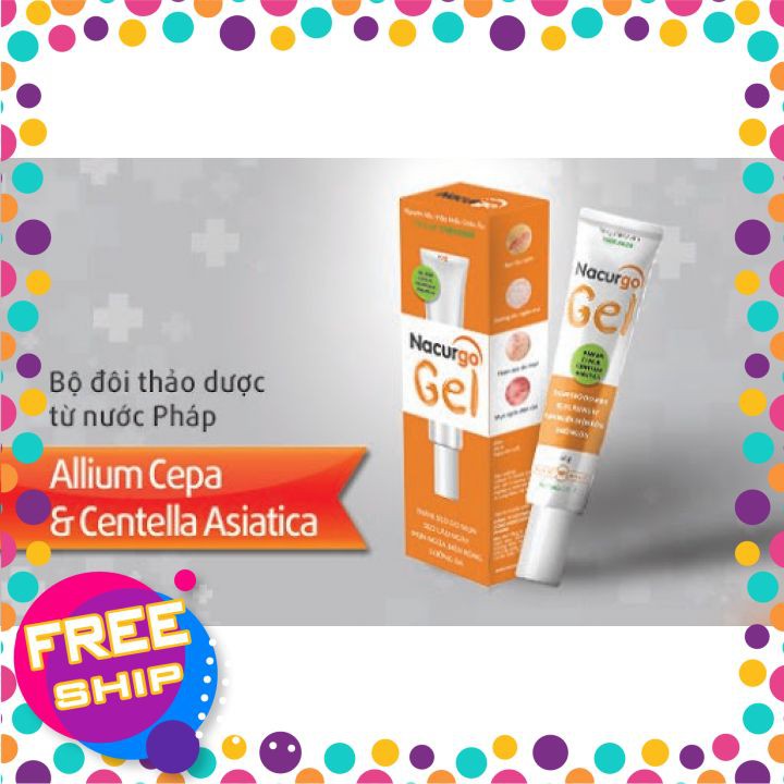 NACURGO GEL - XÓA TAN SẸO THÂM, SẸO MUN - TUÝP 20G