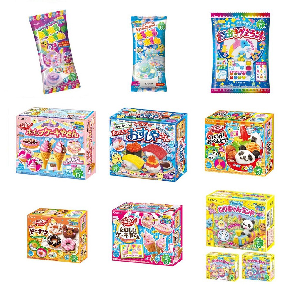 Tổng hợp Popin Cookin Đồ chơi nấu ăn Nhật Bản - Sushi,Donut, Bento,làm kẹo