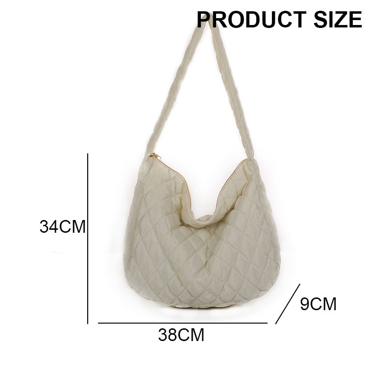 Túi Xách Tote Chất Cotton Cỡ Lớn Gắn Lông Vũ Thời Trang Cho Nữ SJHY0310 MM