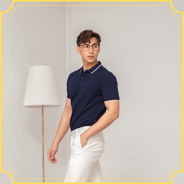 Áo polo nam cao cấp cổ viền, áo thun nam ngắn tay bo viền năng động, Kiểu dáng ôm slimfit | BigBuy360 - bigbuy360.vn