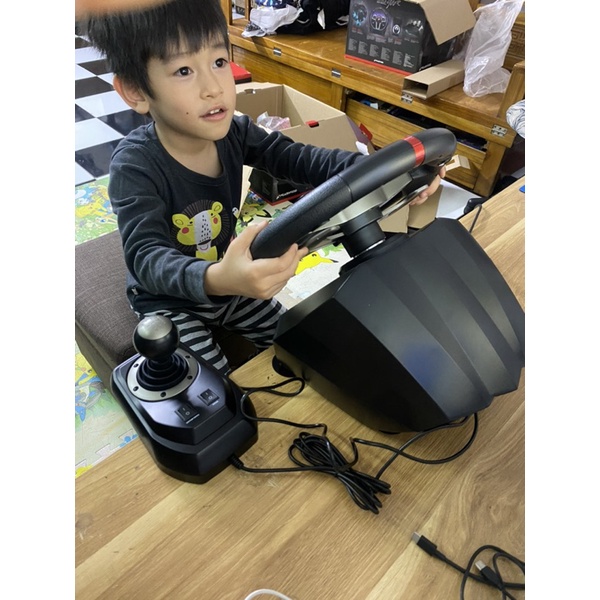 Vô lăng chơi game Suzuka ES900R chơi game ets2, city car, đua xe hỗ trợ ps4 , pc