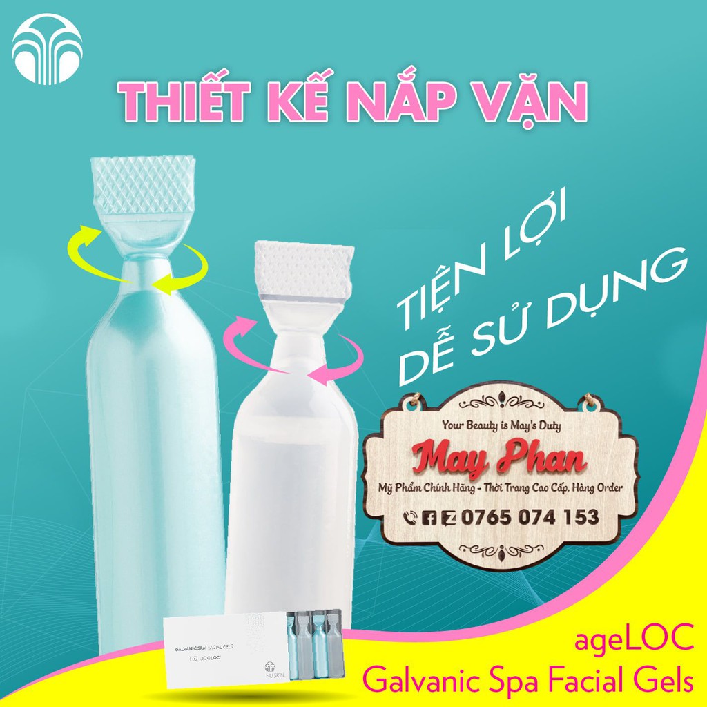 Big Gel 60 Cặp Facial Galvanic Nuskin