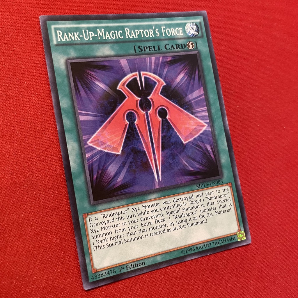 [EN][Thẻ Bài Yugioh Chính Hãng] Rank-Up-Magic Raptor's Force